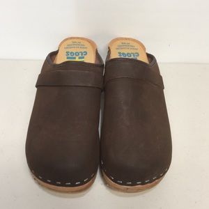 Made in Sweden brown Tessa Clogs size 44